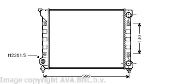 Теплообменник (AVA QUALITY COOLING: VW2071)