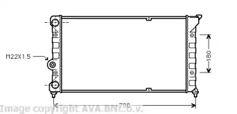 Теплообменник (AVA QUALITY COOLING: VW2079)