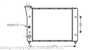 Теплообменник (AVA QUALITY COOLING: VW2083)