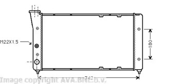 Теплообменник (AVA QUALITY COOLING: VW2091)