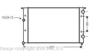 Теплообменник (AVA QUALITY COOLING: VW2102)