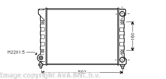 Теплообменник (AVA QUALITY COOLING: VW2111)