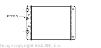 Теплообменник (AVA QUALITY COOLING: VW2129)