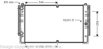 Теплообменник (AVA QUALITY COOLING: VW2149)