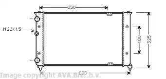 Теплообменник (AVA QUALITY COOLING: VW2156)