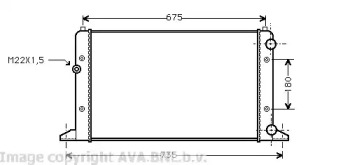 Теплообменник (AVA QUALITY COOLING: VW2160)