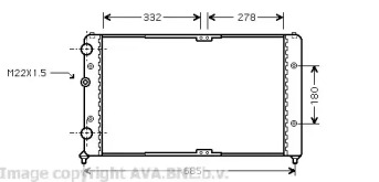 Теплообменник (AVA QUALITY COOLING: VW2191)