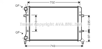 Теплообменник (AVA QUALITY COOLING: VW2204)