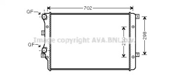 Теплообменник (AVA QUALITY COOLING: VW2206)