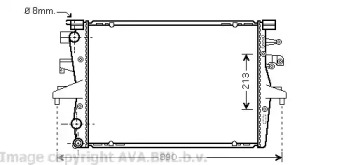 Теплообменник (AVA QUALITY COOLING: VW2230)