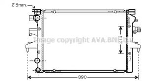 Теплообменник (AVA QUALITY COOLING: VW2231)