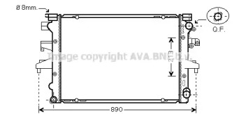 Теплообменник (AVA QUALITY COOLING: VW2232)