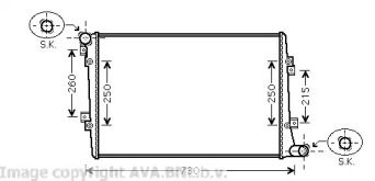 Теплообменник (AVA QUALITY COOLING: VW2255)