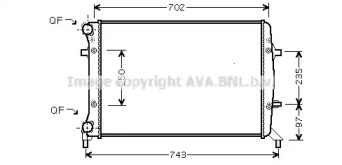 Теплообменник (AVA QUALITY COOLING: VW2272)