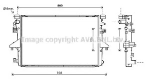 Теплообменник (AVA QUALITY COOLING: VW2317)