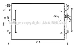 Теплообменник (AVA QUALITY COOLING: VW2362)