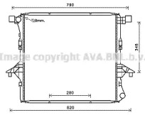 Теплообменник (AVA QUALITY COOLING: VW2363)