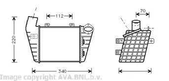 Теплообменник (AVA QUALITY COOLING: VW4127)