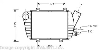 Теплообменник (AVA QUALITY COOLING: VW4154)