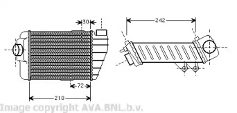 Теплообменник (AVA QUALITY COOLING: VW4158)