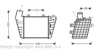 Теплообменник (AVA QUALITY COOLING: VW4159)