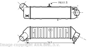 Теплообменник (AVA QUALITY COOLING: VW4162)