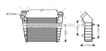 Теплообменник (AVA QUALITY COOLING: VW4216)