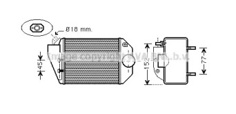 Теплообменник (AVA QUALITY COOLING: VW4221)