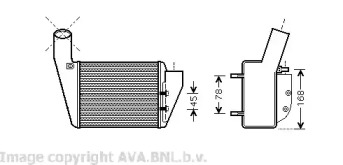 Теплообменник (AVA QUALITY COOLING: VW4222)