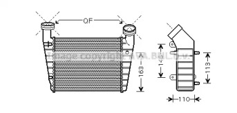 Теплообменник (AVA QUALITY COOLING: VW4238)