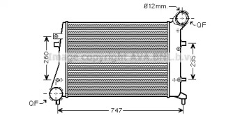 Теплообменник (AVA QUALITY COOLING: VW4268)