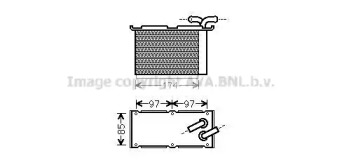 Теплообменник (AVA QUALITY COOLING: VW4305)