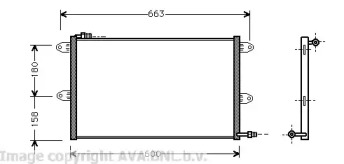 Конденсатор (AVA QUALITY COOLING: VW5144)