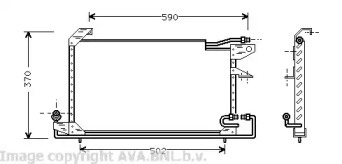 Конденсатор (AVA QUALITY COOLING: VW5151)