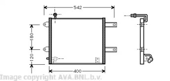 Конденсатор (AVA QUALITY COOLING: VW5177)