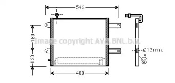 Конденсатор (AVA QUALITY COOLING: VW5177D)