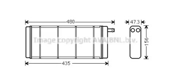 Теплообменник (AVA QUALITY COOLING: VW6128)