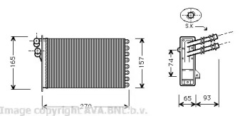 Теплообменник (AVA QUALITY COOLING: VW6173)