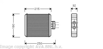 Теплообменник (AVA QUALITY COOLING: VW6196)