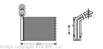 Теплообменник (AVA QUALITY COOLING: VW6201)