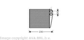 Теплообменник (AVA QUALITY COOLING: VW6229)