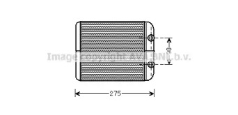 Теплообменник (AVA QUALITY COOLING: VW6301)