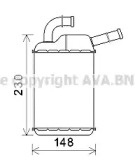 Теплообменник (AVA QUALITY COOLING: VW6355)