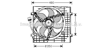 Вентилятор (AVA QUALITY COOLING: VW7506)