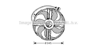 Вентилятор (AVA QUALITY COOLING: VW7512)