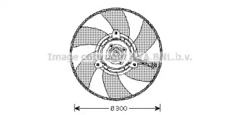 Вентилятор (AVA QUALITY COOLING: VW7517)