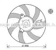 Вентилятор (AVA QUALITY COOLING: VW7527)