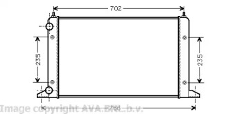 Теплообменник (AVA QUALITY COOLING: VWA2133)