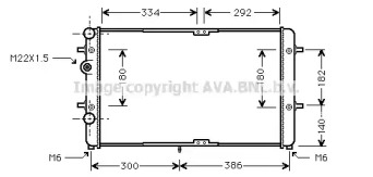 Теплообменник (AVA QUALITY COOLING: VWA2180)