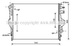 Теплообменник (AVA QUALITY COOLING: VWA2320)